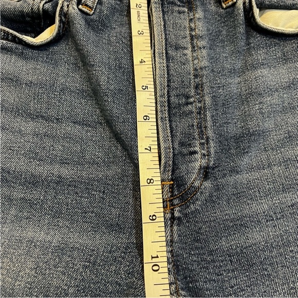 REDONE HIGH RISE CROPPED JEANS SZ29 - Picture 3 of 8